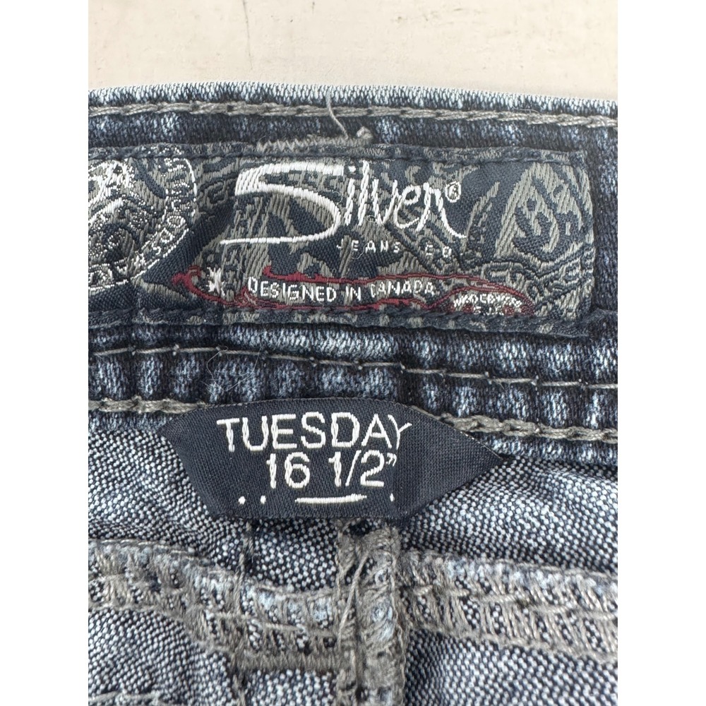 Silver Jeans Co Tuesday Bootcut Jeans Women W30‎ L31 Blue Denim Western - Picture 4 of 7